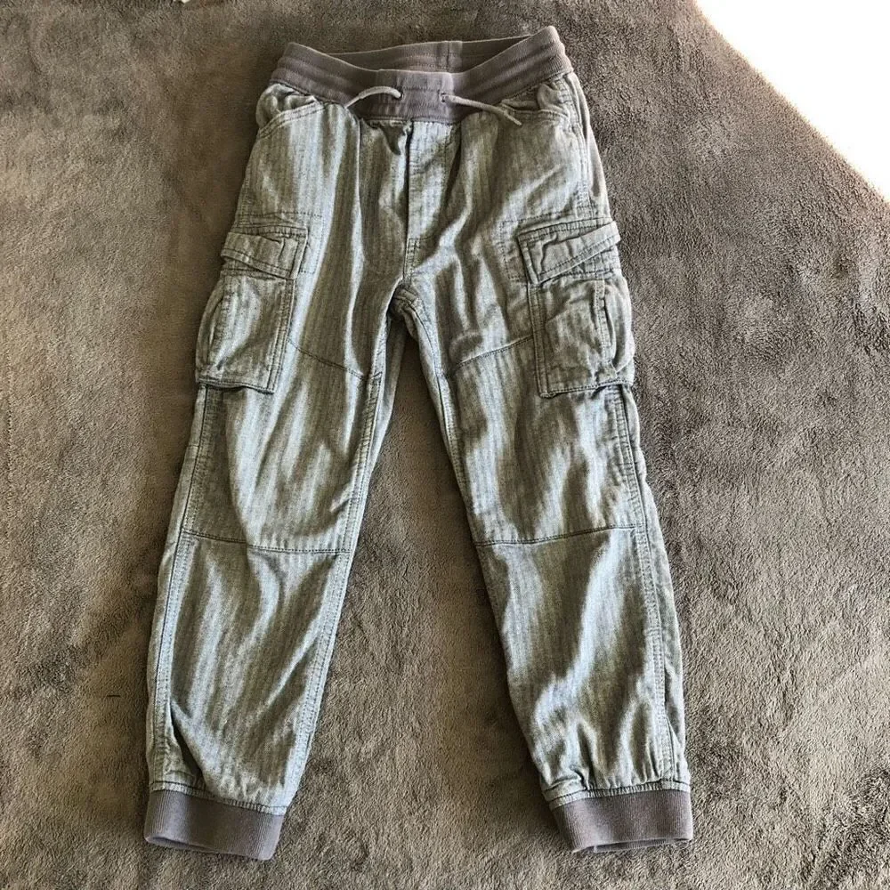 Gap Kids Boys Jersey Lined Herringbone Jogger